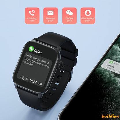 Smartwatch si bratara de Fitness idealStore iKeo+ din Aliaj Metalic, Functii MultiSport, Monitorizare Tensiune, Oxigen, Notificari Aplicatii, Monitor Somn, Pedometru, Rezistent la apa IP68, Culoare Negru