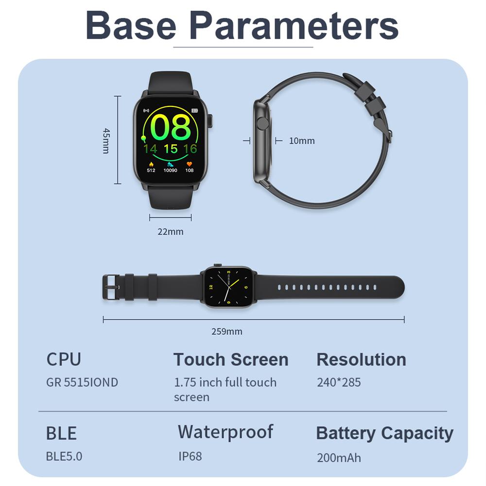 Smartwatch si bratara de Fitness idealStore iKeo+ din Aliaj Metalic, Functii MultiSport, Monitorizare Tensiune, Oxigen, Notificari Aplicatii, Monitor Somn, Pedometru, Rezistent la apa IP68, Culoare Negru