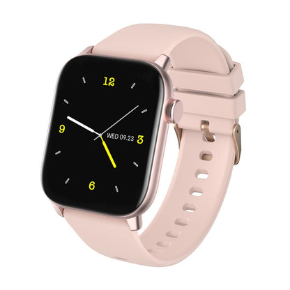 Smartwatch si bratara de Fitness idealStore iKeo+ din Aliaj Metalic, Functii MultiSport, Monitorizare Tensiune, Oxigen, Notificari Aplicatii, Monitor Somn, Pedometru, Rezistent la apa IP68, Culoare Roz