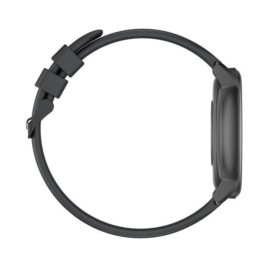 Ceas SmartWatch idealStore Keop77, Monitorizare activitati Sportive si Sanatate, Pedometru, Rezistent la Apa, Ecran Curbat, Ultra Subtire, Brata Silicon, Negru