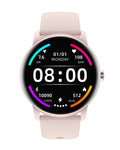 Ceas SmartWatch idealStore Keop77, Monitorizare Sport si Sanatate, Pedometru, Rezistent la Apa, Ecran Curbat, Ultra Subtire, Brata Silicon, Roz