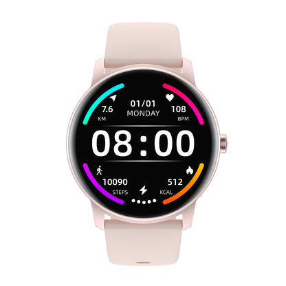 Ceas SmartWatch idealStore Keop77, Monitorizare Sport si Sanatate, Pedometru, Rezistent la Apa, Ecran Curbat, Ultra Subtire, Brata Silicon, Roz