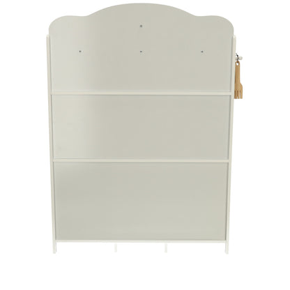 Bucatarie Din Lemn Multifunctionala idealSTORE, Dimensiuni 62 x 26 x 85 cm, Echipata cu Masina de Spalat, Cuptor, Ceas, Expresor de Cafea, Cuptor cu Microunde, Include Oala de lemn, Lingura, Furculita, 2 Pahare, Confectionata din lemn de inalta calitate