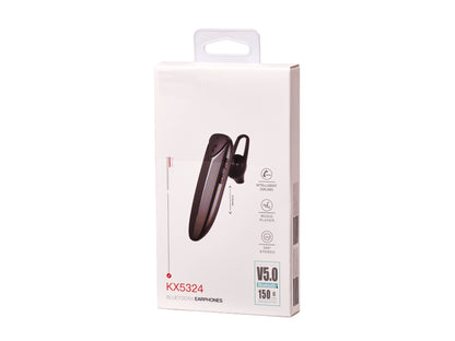Casca Bluetooth idealStore, Raza 10 m, Autonomie 10 ore, Raspundere Apel, Buton reglaj Volum, Incarcare Rapida, Bluetooth 5.0