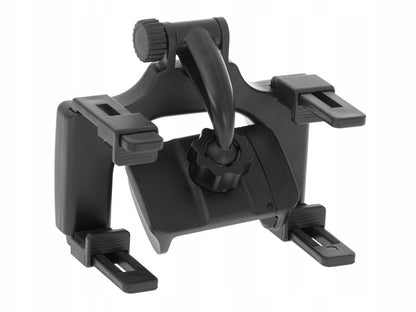 Suport telefon idealStore, cu prindere pe Oglinda Retrovizoare, Brate Reglabile, Rotire 360 , Ajustare pe Orizontala sau Verticala, Latime maxima 9 cm