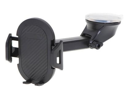 Suport pentru Telefon sau Navigatie idealStore XprofiSupp, Rotativ, Adancime Reglabila, Latime Ajustabila, latime maxima 8,7 cm, culoare Negru