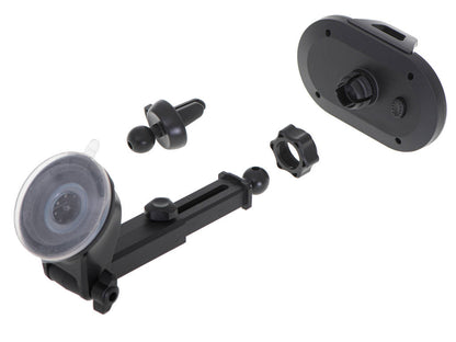 Suport pentru Telefon sau Navigatie idealStore XprofiSupp, Rotativ, Adancime Reglabila, Latime Ajustabila, latime maxima 8,7 cm, culoare Negru