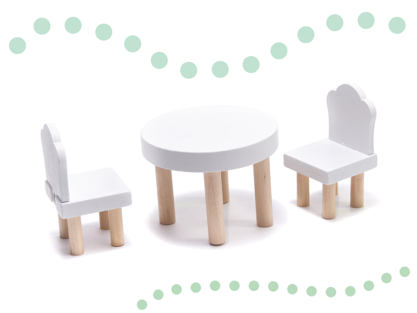 Casuta de Papusi din Lemn Vintage Boho idealSTORE, Dimensiuni 62 x 26 x 78 cm, Include 4 Camere Numeroase Accesorii de Mobilier din Lemn, Camere iluminate LED, Constructie pe 3 etaje, Terasa, Dezvolta Imaginatia si Abilitatile Manuale