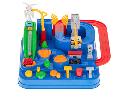 Joc interactiv Parcarea cu obstacole, include 4 masinute