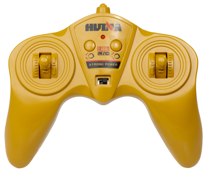 Camion Basculanta Dump Truck idealSTORE, Dimensiuni 28 x 15 x 16 cm, Include 6 Canale si Elemente Metalice, Accesorizat cu Sunete si Lumini LED, Anvelope din Cauciuc, Incarcare USB, Dezvolta Abiliatile Manuale