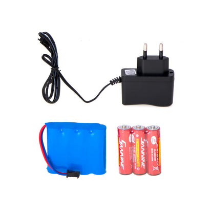 Masinuta cu Telecomanda Rock Through idealSTORE, Accesorizat cu 2 Motoare Puternice, Roti mari de Teren, 4X4, Suspensii, Viteza ~10 km/h, Raza de Actiune 50 m, Scara 1:18, GHz 2,4 Ofera multe Ore De Distractie, Albastru- Negru