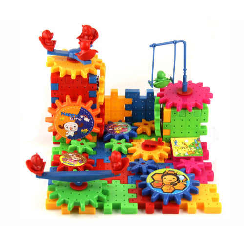 Set de constructie pentru copii Magical Blocks, 81 piese, Plastic, +3 ani, Multicolor