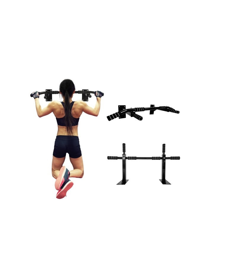 Bara de tractiuni TRX idealSTORE Multifunctionala, Manere moi antiderapante, Fabricata din otel, Montaj perete-tavan, Ajuta la dezvoltatea corpului, Sarcina 249 Kg