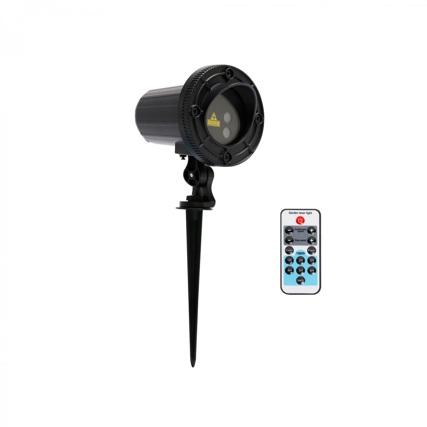 Instalatie Craciun IDL Laser Shower cu telecomanda ce creeaza efecte speciale de licurici clipitori in tonuri de verde si rosu, Carcasa de aluminiu si tarus de fixare din metal