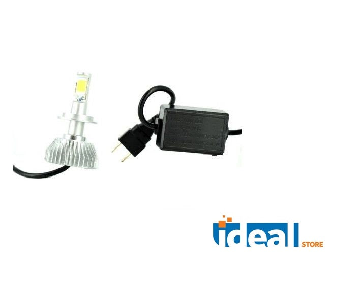 Set bec LED Idealstore, H7 9-16V 6000k + odorizant auto cadou !