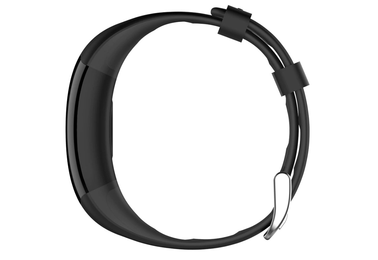 Ceas Smartwatch si Bratara Fitness Smart Life 2019, Monitorizare Puls, Pasi, Calorii, Notificare Mesaje si Apeluri, Curea Silicon Moale, Culoare Negru