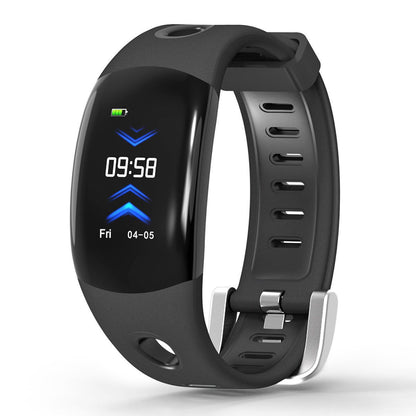 Ceas Smartwatch si Bratara Fitness Smart Life 2019, Monitorizare Puls, Pasi, Calorii, Notificare Mesaje si Apeluri, Curea Silicon Moale, Culoare Negru