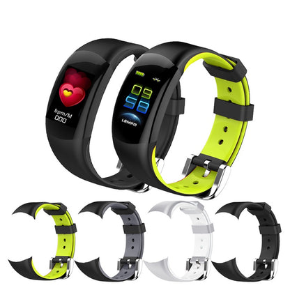 Smartwatch si Bratara Fitness Smart SlimFit 2018, Monitorizare Puls, Pasi, Calorii, Notificare Mesaje, IP68 Waterproof, Culoare Verde