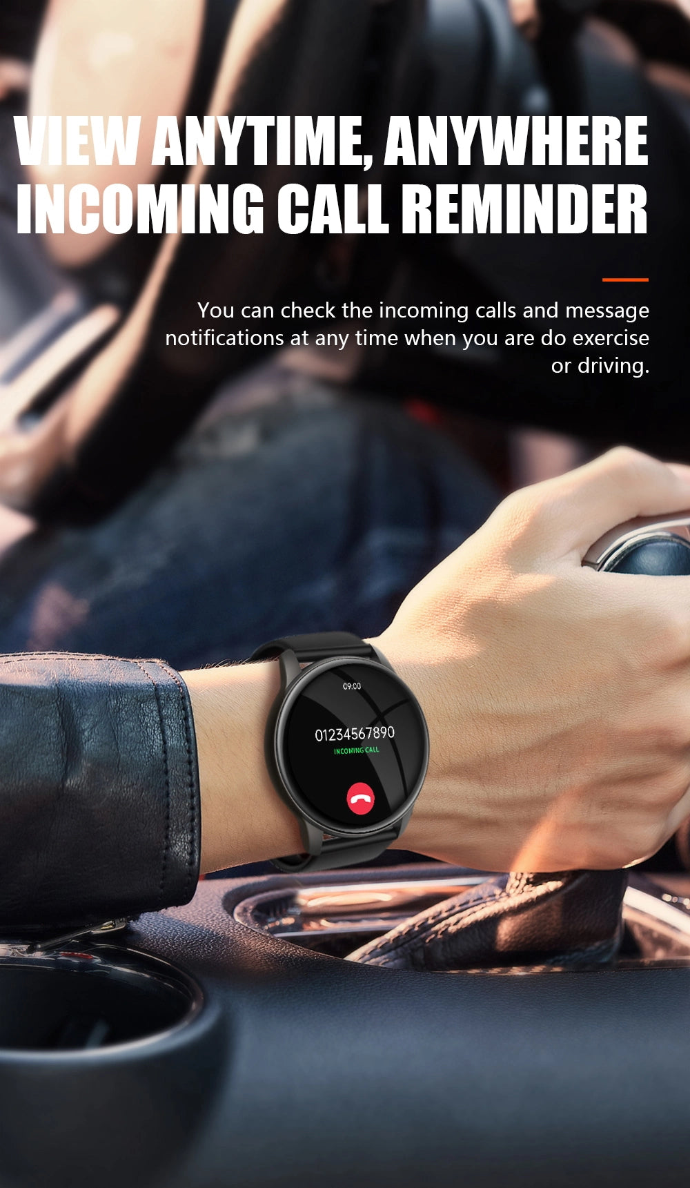 Ceas SmartWatch Lensa idealStore, Ecran HD 1.35', Notificari Apeluri/Mesaje/Aplicatii, Monitorizare Ritm Cardiac, Tensiune Arteriala, Oxigen din Sange, Moduri Sport, Momento Menstrual, Impermeabil, Negru