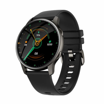 Ceas SmartWatch Lensa idealStore, Ecran HD 1.35', Notificari Apeluri/Mesaje/Aplicatii, Monitorizare Ritm Cardiac, Tensiune Arteriala, Oxigen din Sange, Moduri Sport, Momento Menstrual, Impermeabil, Negru