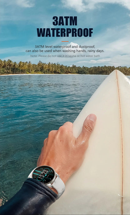 Ceas SmartWatch Lensa idealStore, Ecran HD 1.35', Notificari Apeluri/Mesaje/Aplicatii, Monitorizare Ritm Cardiac, Tensiune Arteriala, Oxigen din Sange, Moduri Sport, Momento Menstrual, Impermeabil, Negru