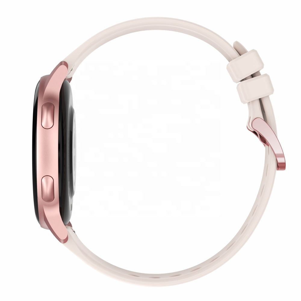 Ceas SmartWatch Lensa idealStore, Ecran HD 1.35', Notificari Apeluri/Mesaje/Aplicatii, Monitorizare Ritm Cardiac, Tensiune Arteriala, Oxigen din Sange, Moduri Sport, Momento Menstrual, Impermeabil, Roz