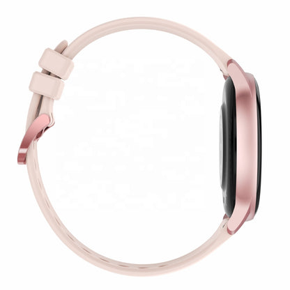 Ceas SmartWatch Lensa idealStore, Ecran HD 1.35', Notificari Apeluri/Mesaje/Aplicatii, Monitorizare Ritm Cardiac, Tensiune Arteriala, Oxigen din Sange, Moduri Sport, Momento Menstrual, Impermeabil, Roz