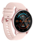 Ceas SmartWatch Lensa idealStore, Ecran HD 1.35', Notificari Apeluri/Mesaje/Aplicatii, Monitorizare Ritm Cardiac, Tensiune Arteriala, Oxigen din Sange, Moduri Sport, Momento Menstrual, Impermeabil, Roz