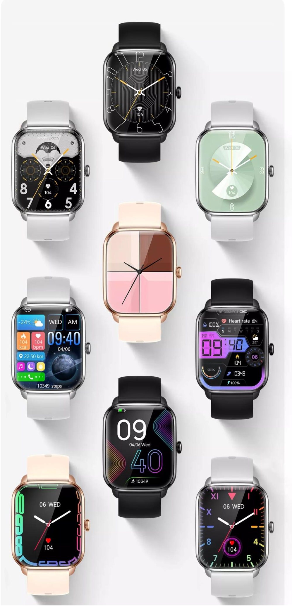 Ceas Smartwatch si Bratara Fitness Lexus Collection idealSTORE, Ecran Tactil 3D Apeluri si Mesaje Bluetooth, Monitorizare Ritm Cardiac si Somn Multi-Sport, Difuzor-Microfon, Barometru, IP67, Alarma, Android-IOS, Long Battery, Negru Edition