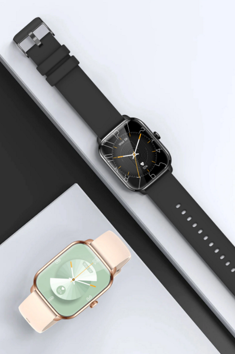 Ceas Smartwatch si Bratara Fitness Lexus Collection idealSTORE, Ecran Tactil 3D Apeluri si Mesaje Bluetooth, Monitorizare Ritm Cardiac si Somn Multi-Sport, Difuzor-Microfon, Barometru, IP67, Alarma, Android-IOS, Long Battery, Negru Edition