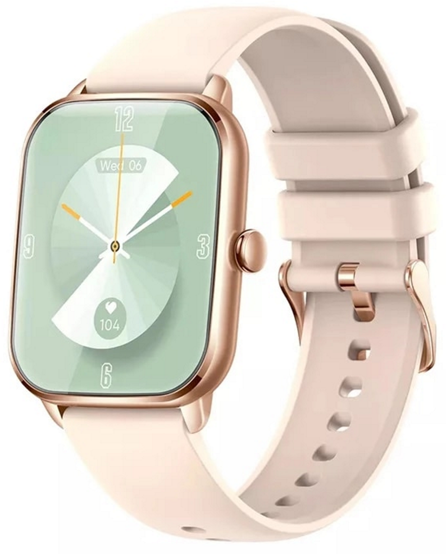 Ceas Smartwatch si Bratara Fitness Lexus Collection idealSTORE Ecran Tactil 3D Apeluri si Mesaje Bluetooth, Monitorizare Ritm Cardiac si Somn Multi-Sport, Difuzor-Microfon, Barometru, IP67, Alarma, Android-IOS, Long Battery, Roz Edition