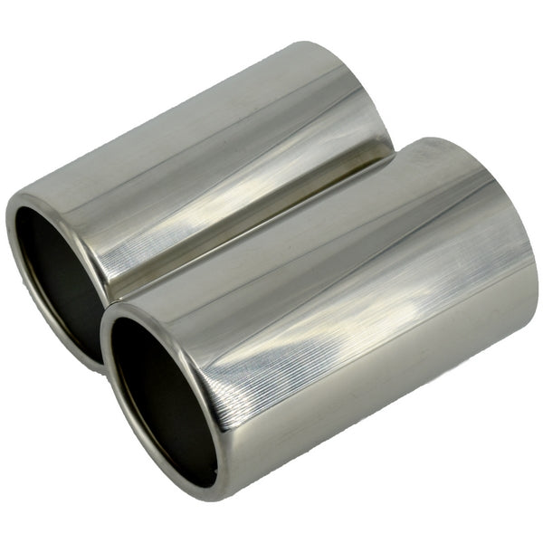 Ornament toba premium, Dublu, Compatibil gama VAG, Lungime 13.5cm, Latime 15cm, Diametru Teava 7.2cm