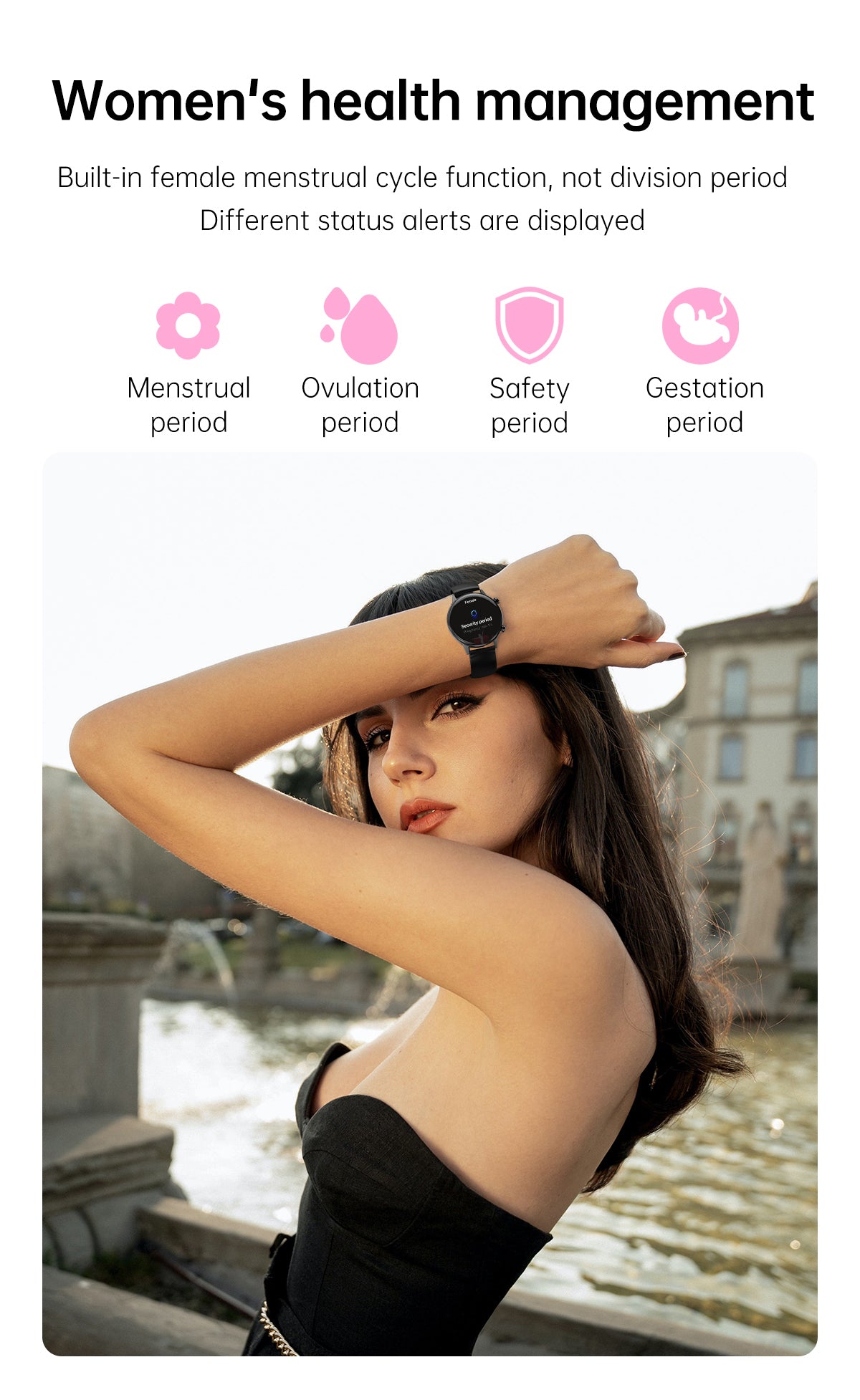 Ceas Smartwatch Live On Watch IdealStore, Ecran AMOLED HD 1.1 inch, Preluare Apeluri si Mesaje Bluetooth, NFC, Monitorizare Ritm Cardiac si Somn, Asistent Vocal, Difuzor si Microfon incorporat, IP68, Alarma, Android-IOS, Long Battery, Metal Black Edition