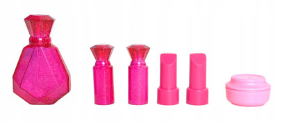 Masa de Machiaj idealStore Beauty Desk Cu Scaunel, Accesorii Incluse, Bagheta Magica, Efecte Luminoase si Sonore, Dezvolta Imaginatia si Creativitatea