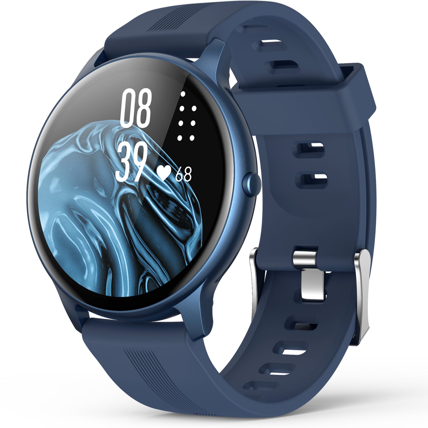 Smartwatch idealStore Xtreme11, Prognoza Meteo, Preluare Apeluri, Notificari prin Vibrare, Functii monitorizare Sanatate, 8 moduri Sport, Bluetooth, Ecran Curbat, Impermeabil IP68, Compatibil IOS si Android, culoare Albastru