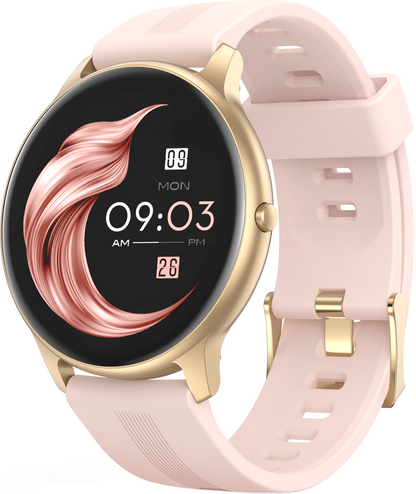 Smartwatch idealStore Xtreme11, Prognoza Meteo, Preluare Apeluri, Notificari prin Vibrare, Functii monitorizare Sanatate, 8 moduri Sport, Bluetooth, Ecran Curbat, Impermeabil IP68, Compatibil IOS si Android, culoare Roz