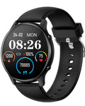 Ceas Smartwatch LifeX Collection IdealStore, Ecran Tactil 1.28 inch, Notificari Apeluri, Mesaje si Retele Sociale, Monitorizare Somn, Tensiune arteriala, Multi-Sport, Pedometru, IP67, Alarma, Android-IOS, Long Battery, Black Edition