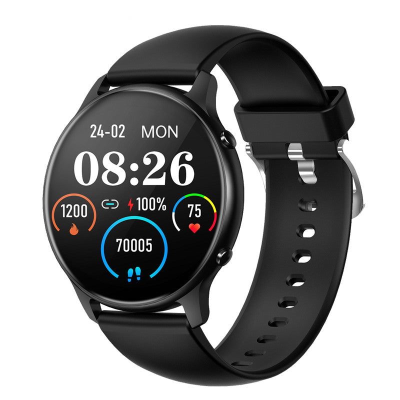 Ceas Smartwatch LifeX Collection IdealStore, Ecran Tactil 1.28 inch, Notificari Apeluri, Mesaje si Retele Sociale, Monitorizare Somn, Tensiune arteriala, Multi-Sport, Pedometru, IP67, Alarma, Android-IOS, Long Battery, Black Edition