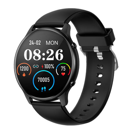 Ceas Smartwatch LifeX Collection IdealStore, Ecran Tactil 1.28 inch, Notificari Apeluri, Mesaje si Retele Sociale, Monitorizare Somn, Tensiune arteriala, Multi-Sport, Pedometru, IP67, Alarma, Android-IOS, Long Battery, Black Edition