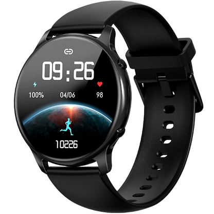Ceas Smartwatch LifeX Collection IdealStore, Ecran Tactil 1.28 inch, Notificari Apeluri, Mesaje si Retele Sociale, Monitorizare Somn, Tensiune arteriala, Multi-Sport, Pedometru, IP67, Alarma, Android-IOS, Long Battery, Black Edition