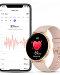 Ceas Smartwatch LifeX Collection IdealStore, Ecran Tactil 1.28 inch, Notificari Apeluri, Mesaje si Retele Sociale, Monitorizare Somn, Tensiune arteriala, Multi-Sport, Pedometru, IP67, Alarma, Android-IOS, Long Battery, Gold Edition