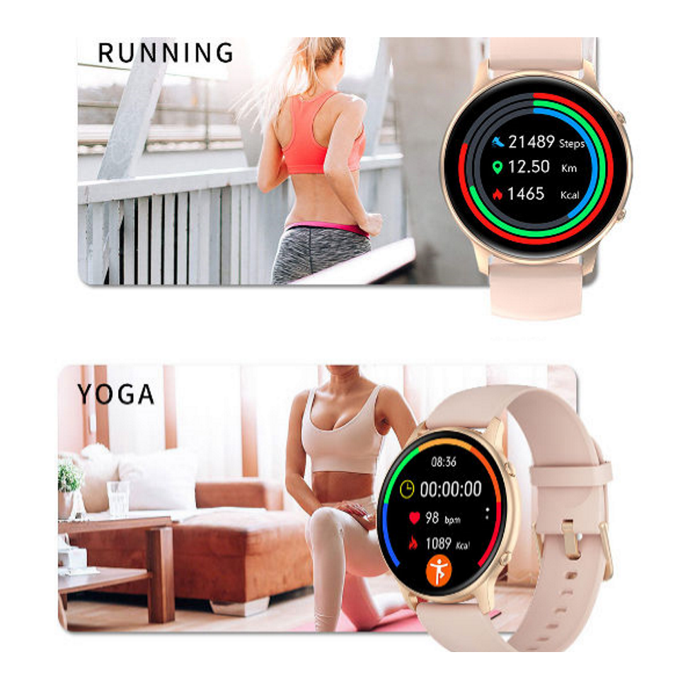 Ceas Smartwatch LifeX Collection IdealStore, Ecran Tactil 1.28 inch, Notificari Apeluri, Mesaje si Retele Sociale, Monitorizare Somn, Tensiune arteriala, Multi-Sport, Pedometru, IP67, Alarma, Android-IOS, Long Battery, Gold Edition