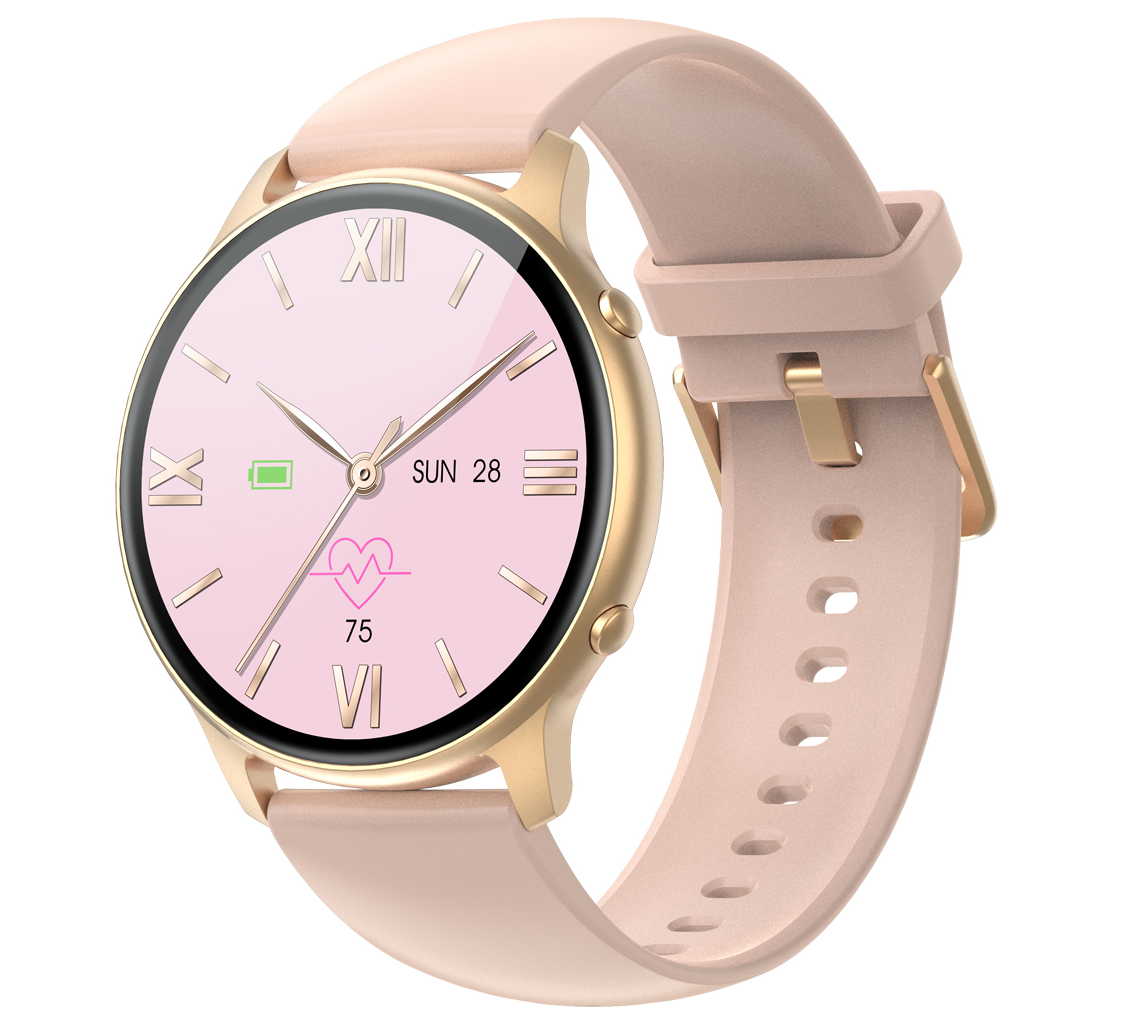 Ceas Smartwatch LifeX Collection IdealStore, Ecran Tactil 1.28 inch, Notificari Apeluri, Mesaje si Retele Sociale, Monitorizare Somn, Tensiune arteriala, Multi-Sport, Pedometru, IP67, Alarma, Android-IOS, Long Battery, Gold Edition