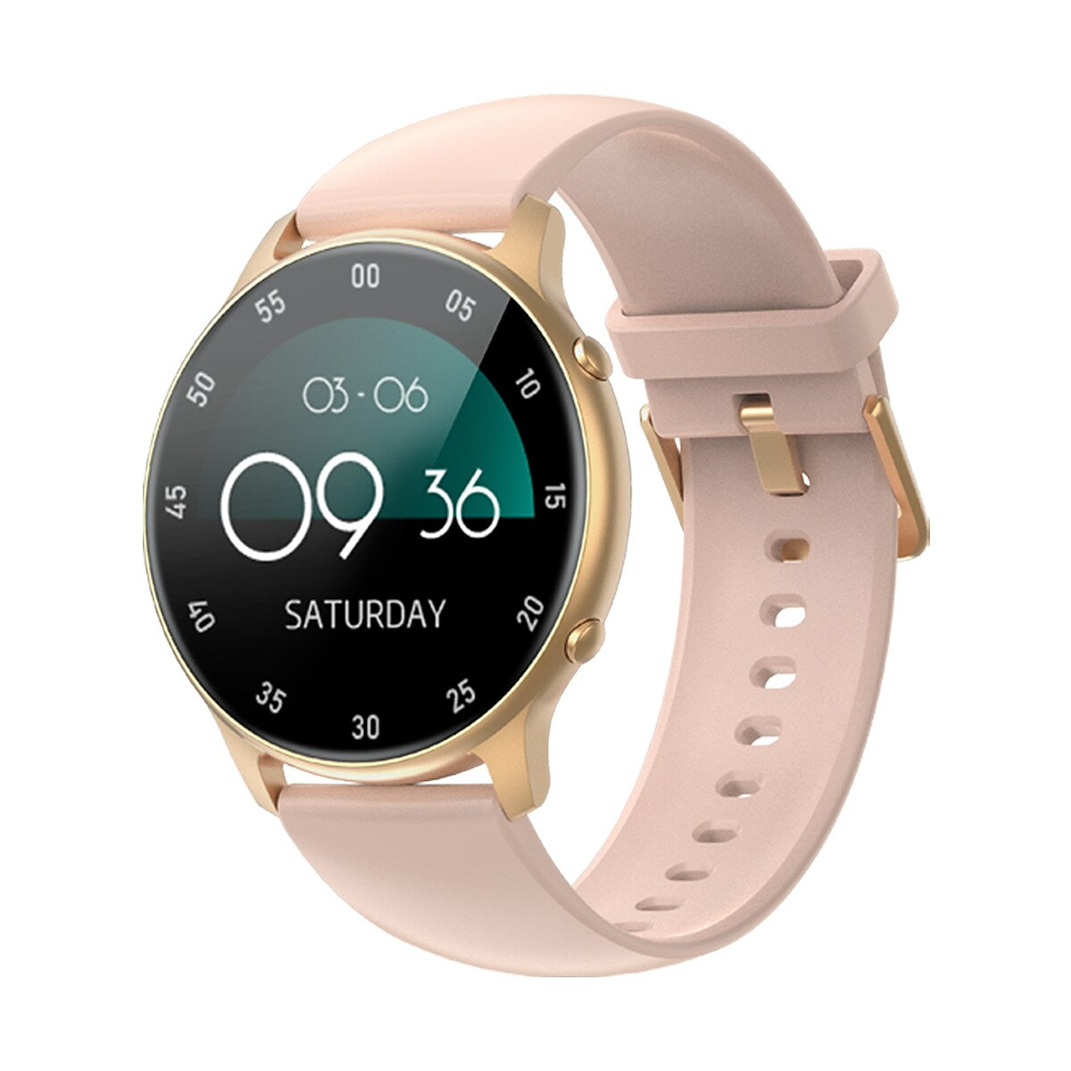Smartwatch si Bratara de Fitness idealStore SlimeSport36, MultiSport, Obiectiv Pasi, Ritm Cardiac, Calorii Arse, Analiza Somnului, Notificari, Roz