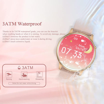 Smartwatch si Bratara de Fitness idealStore SlimeSport36, MultiSport, Obiectiv Pasi, Ritm Cardiac, Calorii Arse, Analiza Somnului, Notificari, Roz