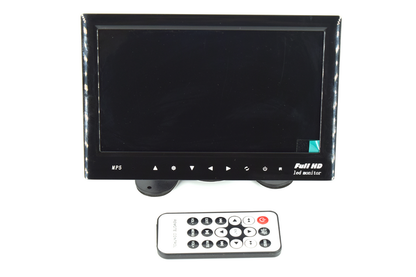 Monitor cu MP5 player si modulator FM,7 inch FULL HD, USB, MICRO SD, Intrare camera mers inapoi, Telecomanda