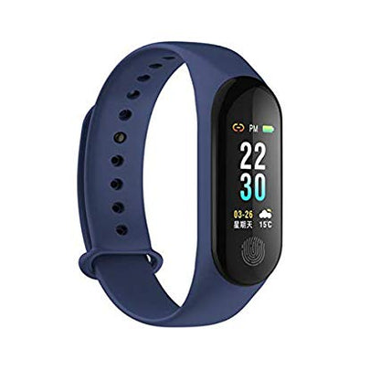 Bratara Fitness Sport Motion 3, Monitorizare Puls, Pasi, Calorii, Notificare Mesaje, IP67 Waterproof, Bratara de silicon Albastra, Culoare Albastru