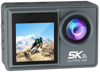 Camera de Actiune idealSTORE SmartSONY-Cam 5K Ultra HD, Foto 24 MP, 256 GB, Stabilizare imagine EIS, Microfon, Functie WiFi, Unghi Larg 170, Senzor Sony, Port HDMI si USB-C, Fotografiere Multi Mod, Filmare Subacvatica 30 m adancime