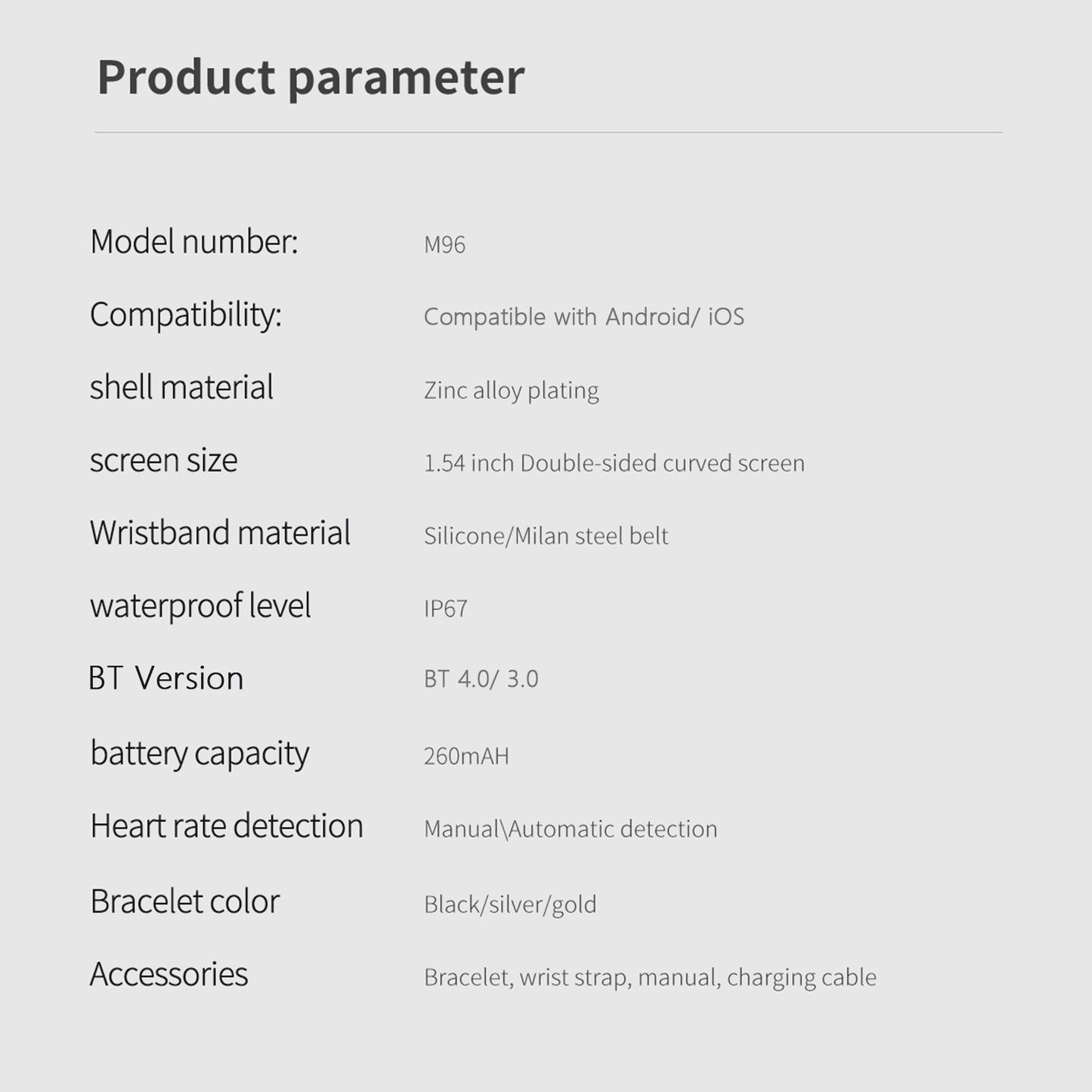 Ceas SmartWatch Uniq96 idealStore, Ecran TFT 1.54 inch, Rezistent la Apa IP67, Functie Apel Primit, Monitor de Somn, Monitor Ritm Cardiac, Tesiunea Arteriala, Tracker Fitness, Compatibil iOS si Android, Negru