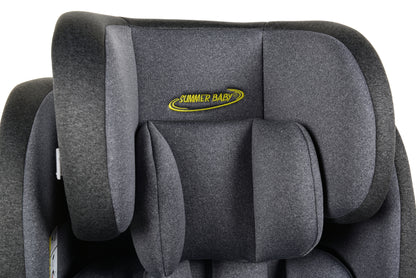 Scaun Auto Profesional Dedicat Pentru Copil, BABY JOLIE MADERA IDL Collection, 3 Grupe De Greutate Intre 0-36 Kg, Tehnologie ISOFIX, Centura TOP TETHER, Rotire 360 Grade cu Reglarea Pozitiei de Somn si a Inaltimii Tetierei, Gri